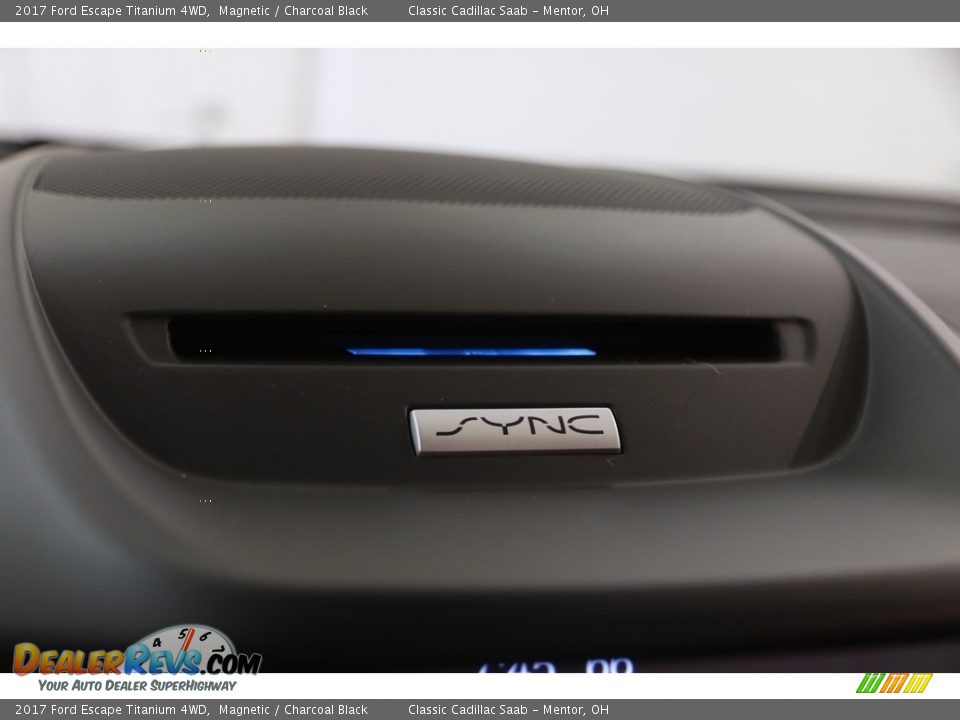 2017 Ford Escape Titanium 4WD Magnetic / Charcoal Black Photo #8