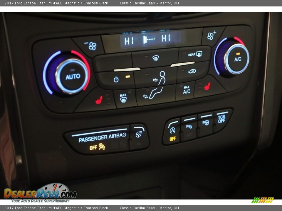 2017 Ford Escape Titanium 4WD Magnetic / Charcoal Black Photo #10