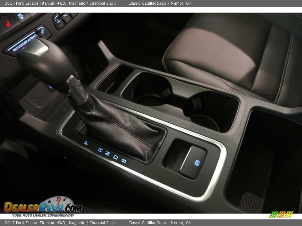 2017 Ford Escape Titanium 4WD Magnetic / Charcoal Black Photo #15