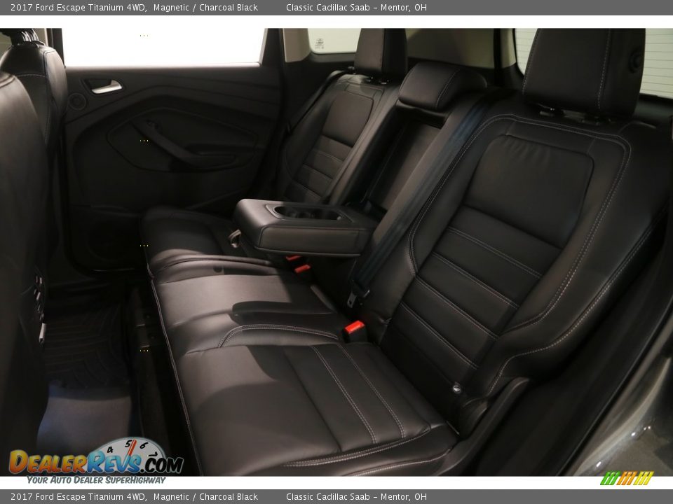 2017 Ford Escape Titanium 4WD Magnetic / Charcoal Black Photo #22