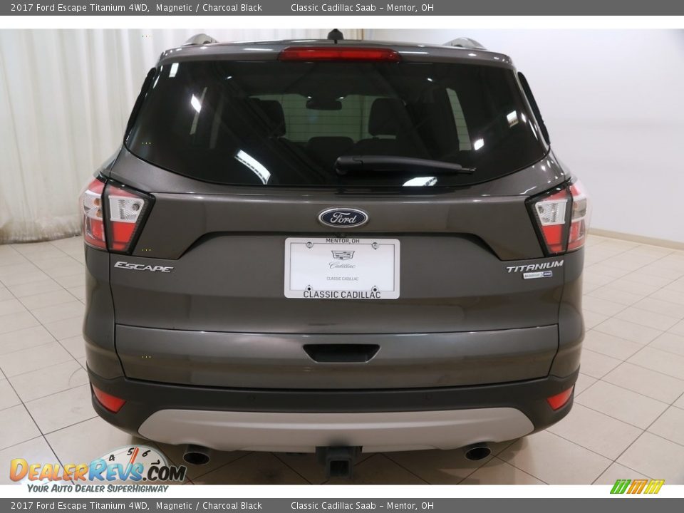 2017 Ford Escape Titanium 4WD Magnetic / Charcoal Black Photo #23