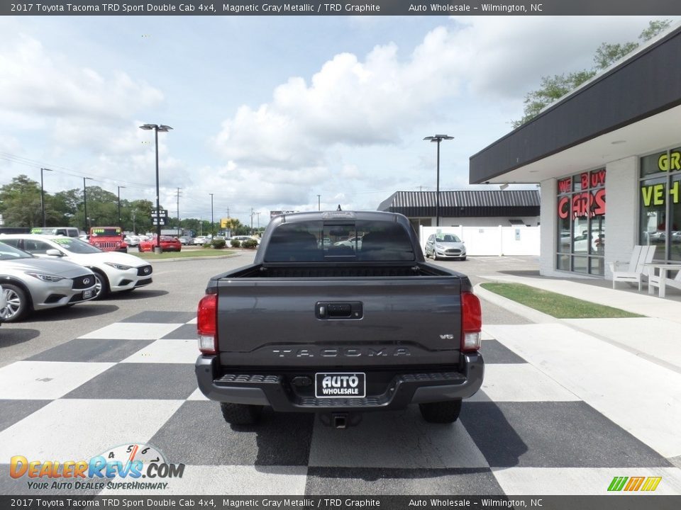 2017 Toyota Tacoma TRD Sport Double Cab 4x4 Magnetic Gray Metallic / TRD Graphite Photo #4