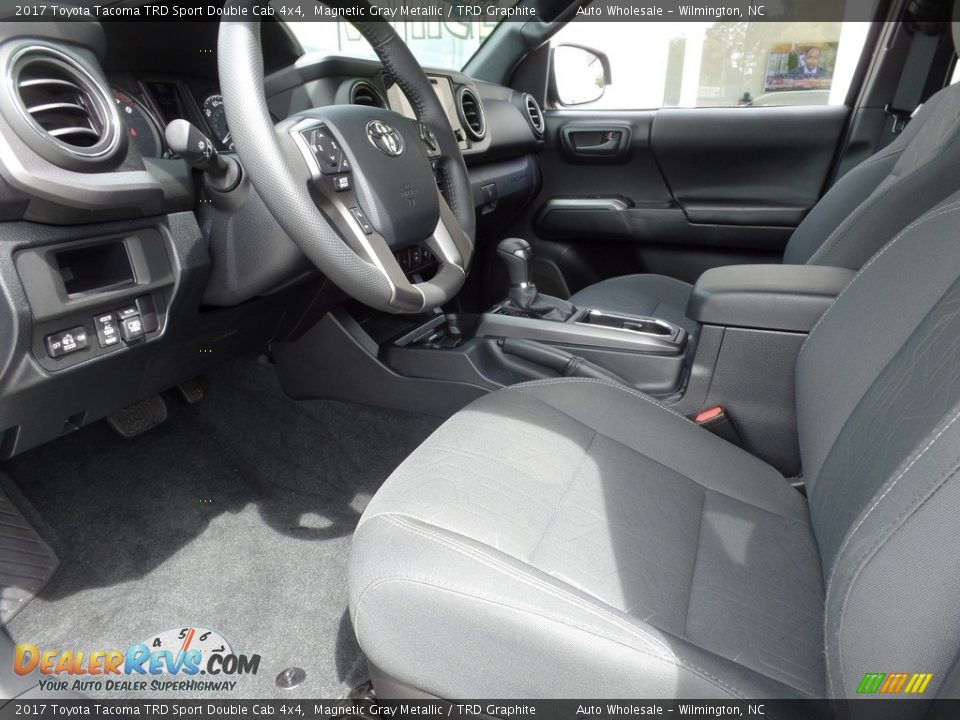 2017 Toyota Tacoma TRD Sport Double Cab 4x4 Magnetic Gray Metallic / TRD Graphite Photo #11