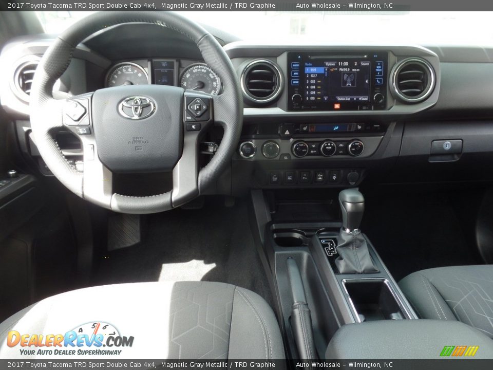 2017 Toyota Tacoma TRD Sport Double Cab 4x4 Magnetic Gray Metallic / TRD Graphite Photo #15