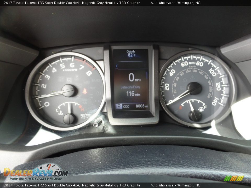2017 Toyota Tacoma TRD Sport Double Cab 4x4 Magnetic Gray Metallic / TRD Graphite Photo #16