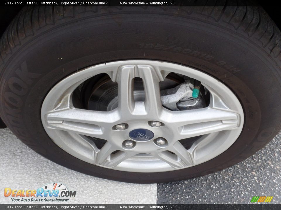 2017 Ford Fiesta SE Hatchback Ingot Silver / Charcoal Black Photo #6