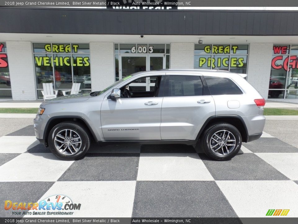 2018 Jeep Grand Cherokee Limited Billet Silver Metallic / Black Photo #1