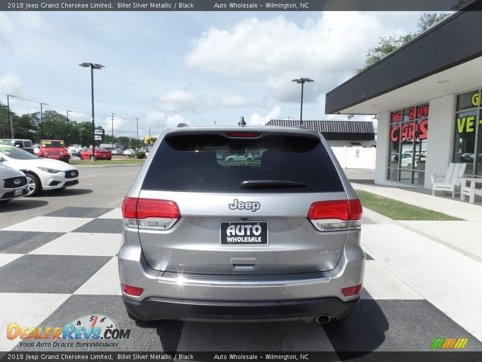 2018 Jeep Grand Cherokee Limited Billet Silver Metallic / Black Photo #4