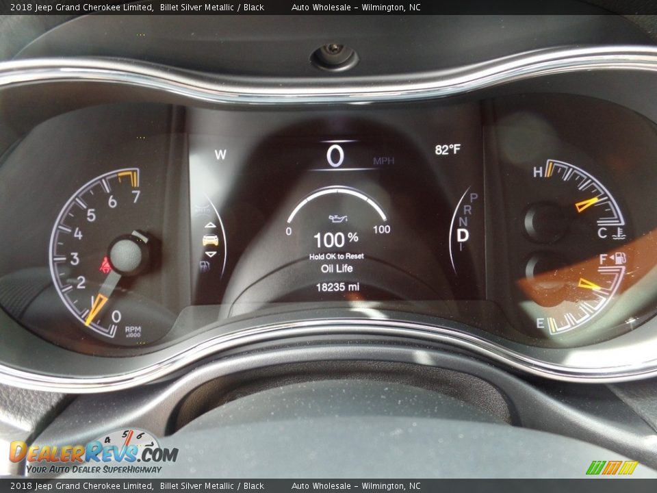 2018 Jeep Grand Cherokee Limited Billet Silver Metallic / Black Photo #16