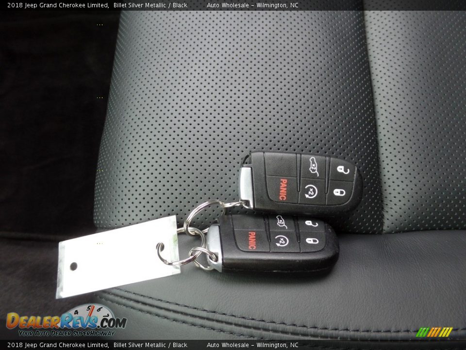 2018 Jeep Grand Cherokee Limited Billet Silver Metallic / Black Photo #20