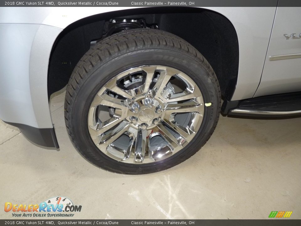 2018 GMC Yukon SLT 4WD Quicksilver Metallic / Cocoa/Dune Photo #5
