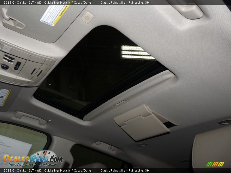 2018 GMC Yukon SLT 4WD Quicksilver Metallic / Cocoa/Dune Photo #6