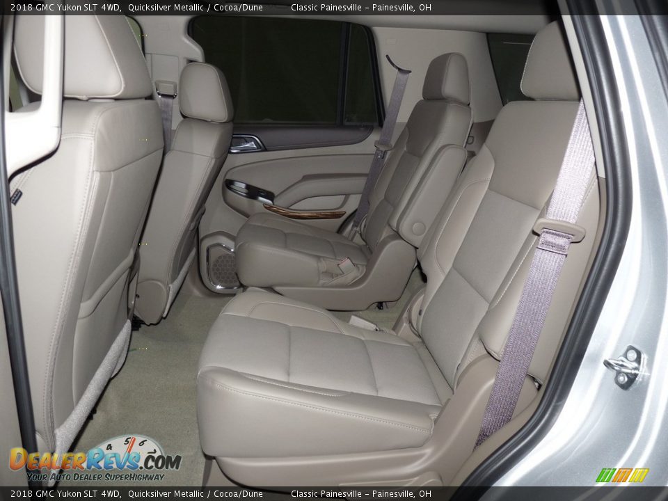 2018 GMC Yukon SLT 4WD Quicksilver Metallic / Cocoa/Dune Photo #8