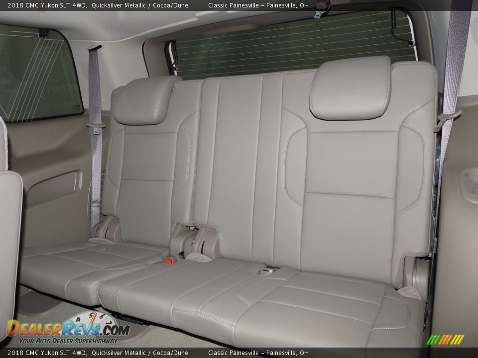 2018 GMC Yukon SLT 4WD Quicksilver Metallic / Cocoa/Dune Photo #9