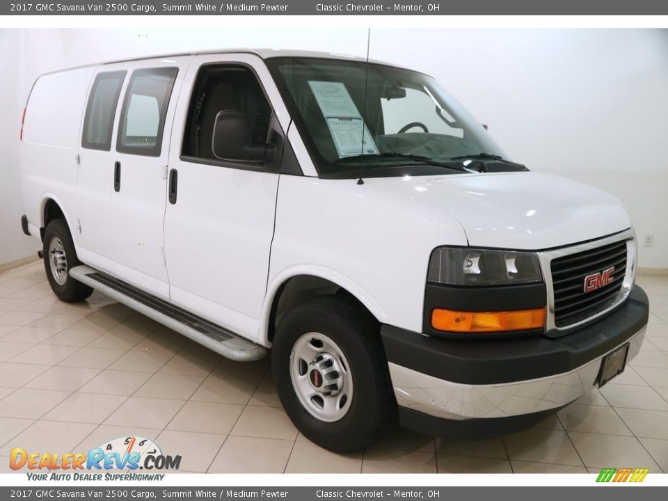 2017 GMC Savana Van 2500 Cargo Summit White / Medium Pewter Photo #1