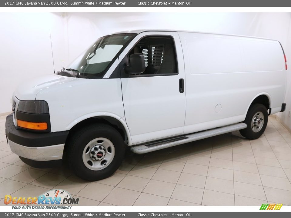 2017 GMC Savana Van 2500 Cargo Summit White / Medium Pewter Photo #3