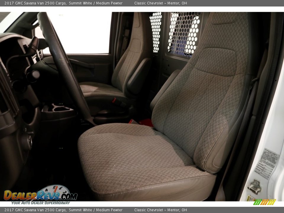 2017 GMC Savana Van 2500 Cargo Summit White / Medium Pewter Photo #5