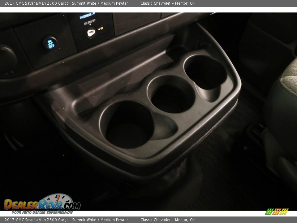 2017 GMC Savana Van 2500 Cargo Summit White / Medium Pewter Photo #9