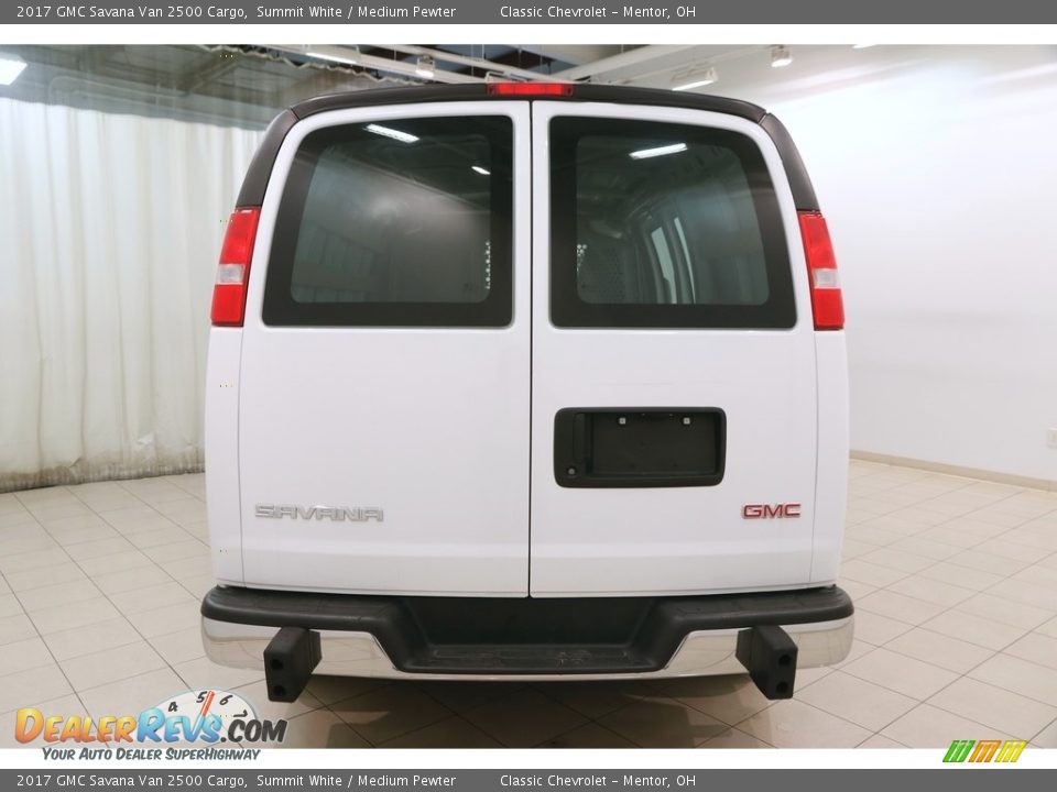 2017 GMC Savana Van 2500 Cargo Summit White / Medium Pewter Photo #15