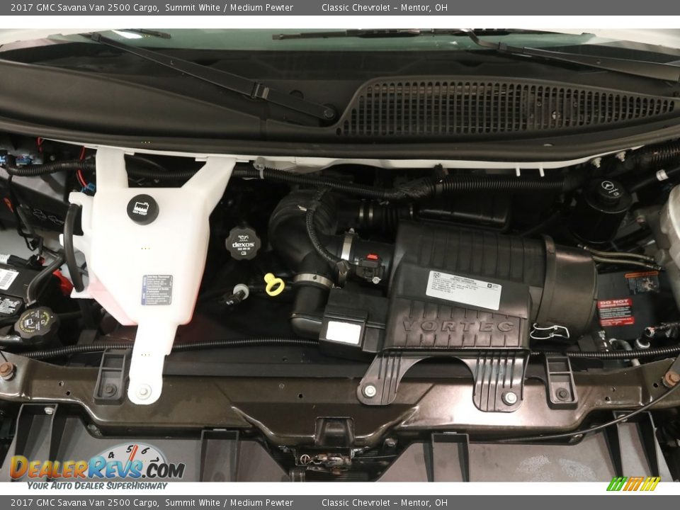 2017 GMC Savana Van 2500 Cargo Summit White / Medium Pewter Photo #17