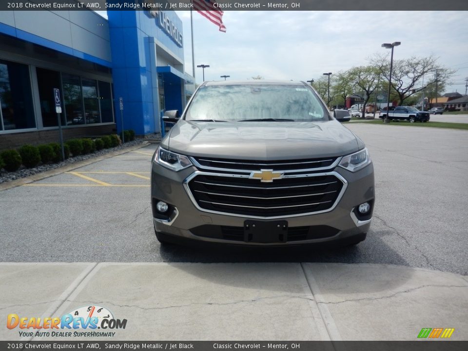 2018 Chevrolet Equinox LT AWD Sandy Ridge Metallic / Jet Black Photo #2