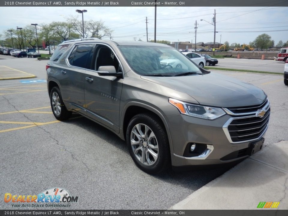 2018 Chevrolet Equinox LT AWD Sandy Ridge Metallic / Jet Black Photo #3