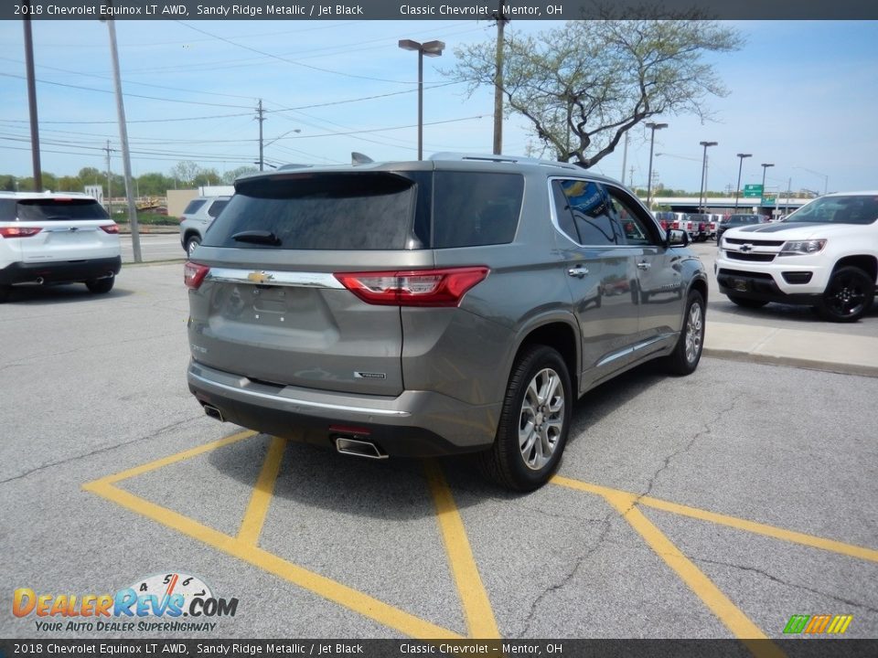 2018 Chevrolet Equinox LT AWD Sandy Ridge Metallic / Jet Black Photo #4