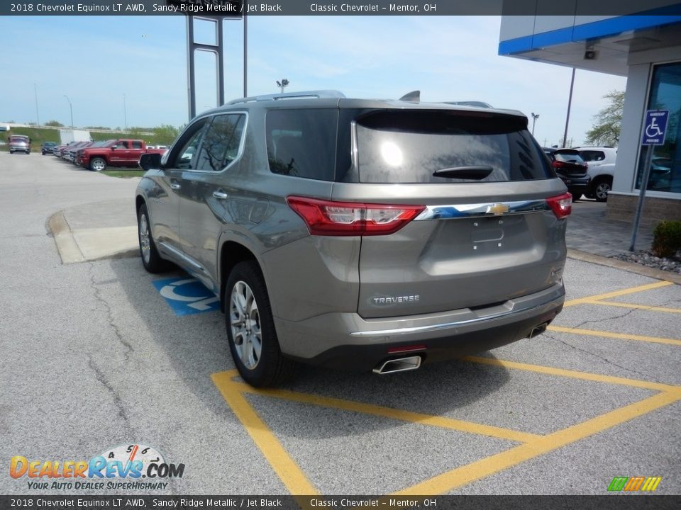 2018 Chevrolet Equinox LT AWD Sandy Ridge Metallic / Jet Black Photo #5