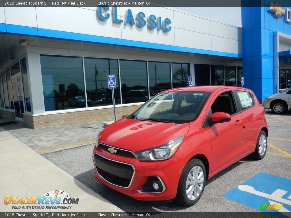 2018 Chevrolet Spark LT Red Hot / Jet Black Photo #1