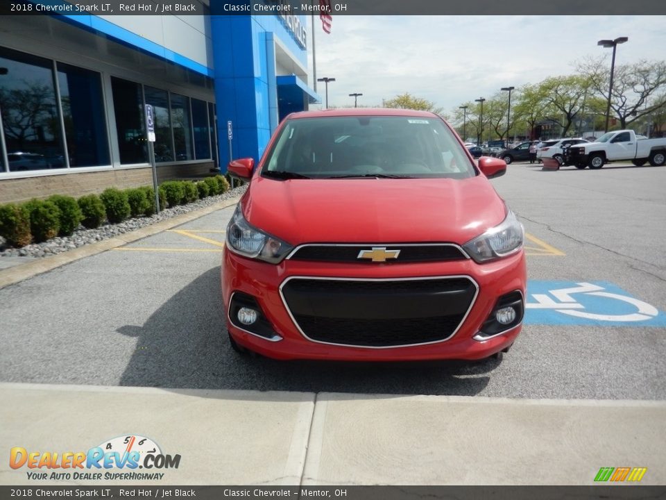 2018 Chevrolet Spark LT Red Hot / Jet Black Photo #2