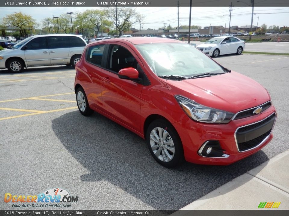 2018 Chevrolet Spark LT Red Hot / Jet Black Photo #3