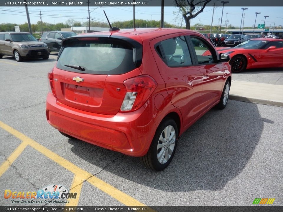 2018 Chevrolet Spark LT Red Hot / Jet Black Photo #4