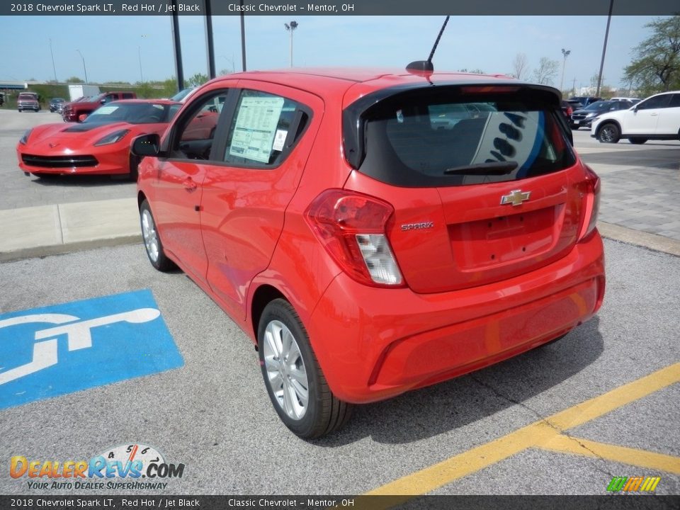 2018 Chevrolet Spark LT Red Hot / Jet Black Photo #5
