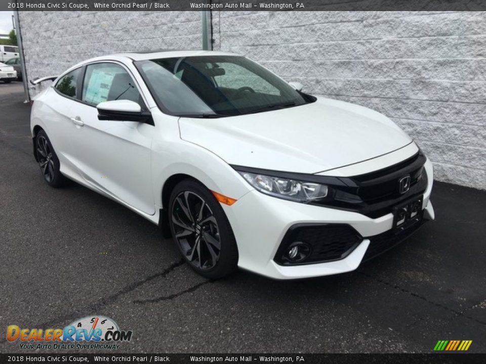 2018 Honda Civic Si Coupe White Orchid Pearl / Black Photo #1
