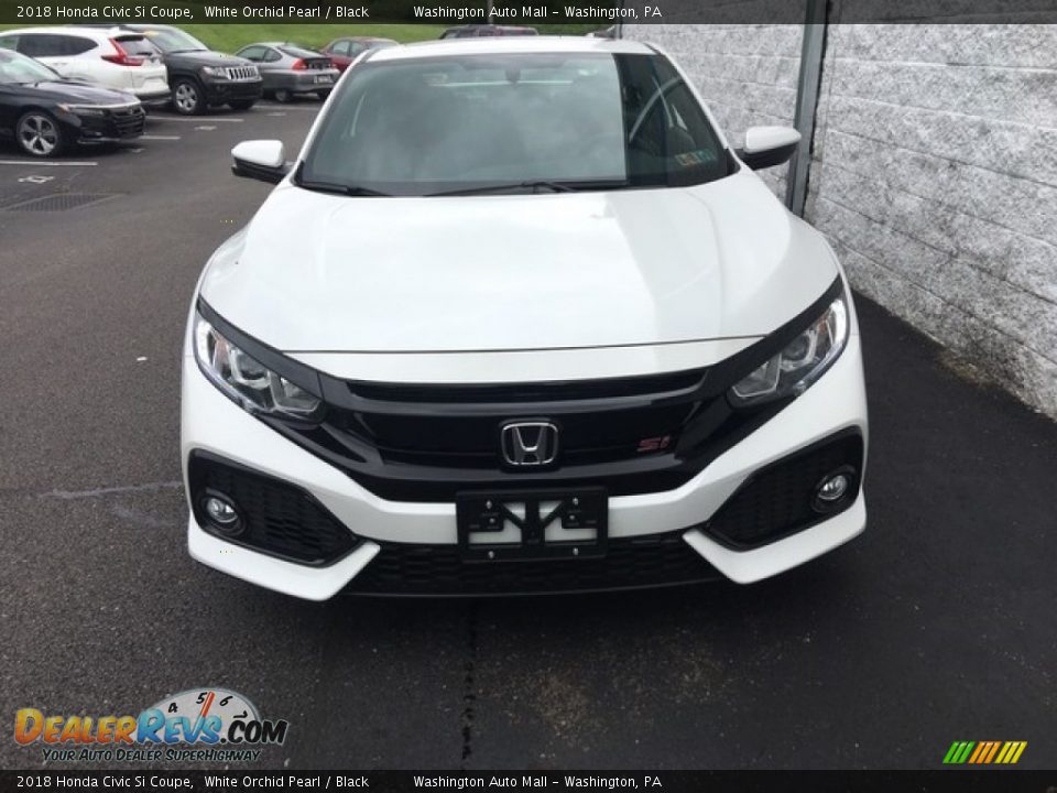 2018 Honda Civic Si Coupe White Orchid Pearl / Black Photo #2