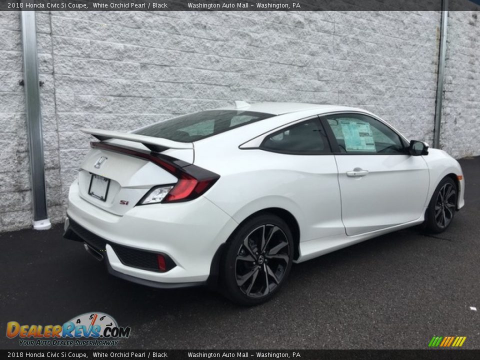 2018 Honda Civic Si Coupe White Orchid Pearl / Black Photo #4