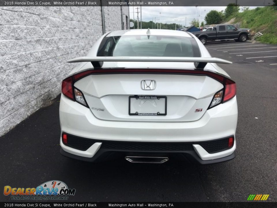 2018 Honda Civic Si Coupe White Orchid Pearl / Black Photo #5