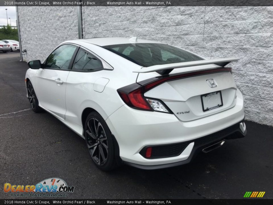 2018 Honda Civic Si Coupe White Orchid Pearl / Black Photo #7