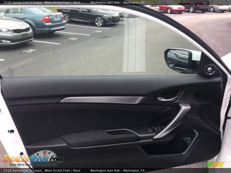 2018 Honda Civic Si Coupe White Orchid Pearl / Black Photo #11