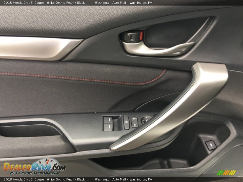 2018 Honda Civic Si Coupe White Orchid Pearl / Black Photo #12