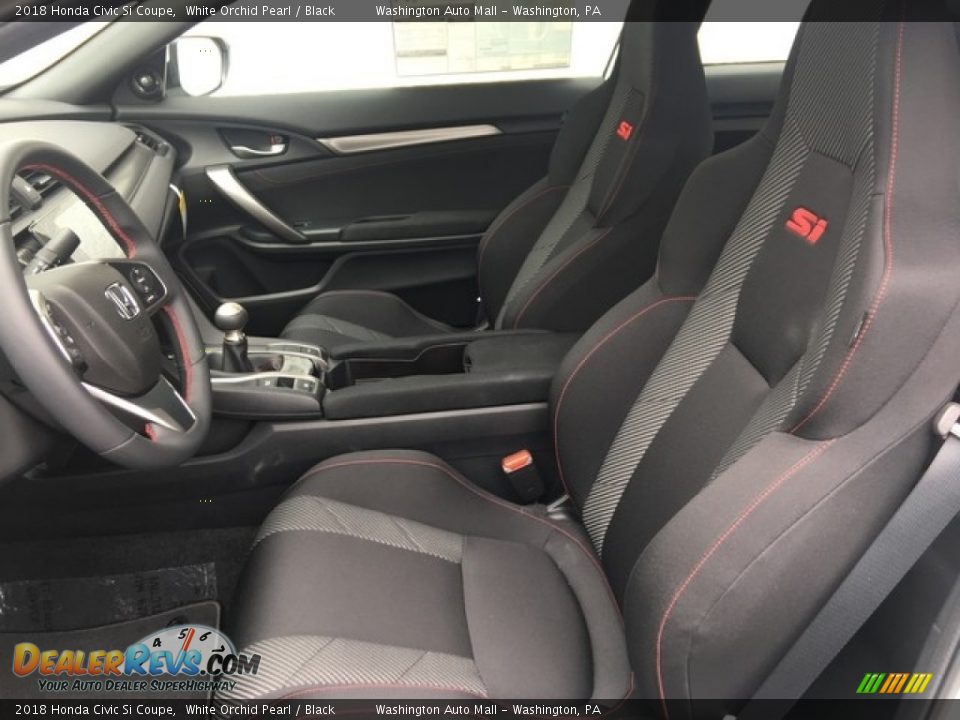 2018 Honda Civic Si Coupe White Orchid Pearl / Black Photo #13