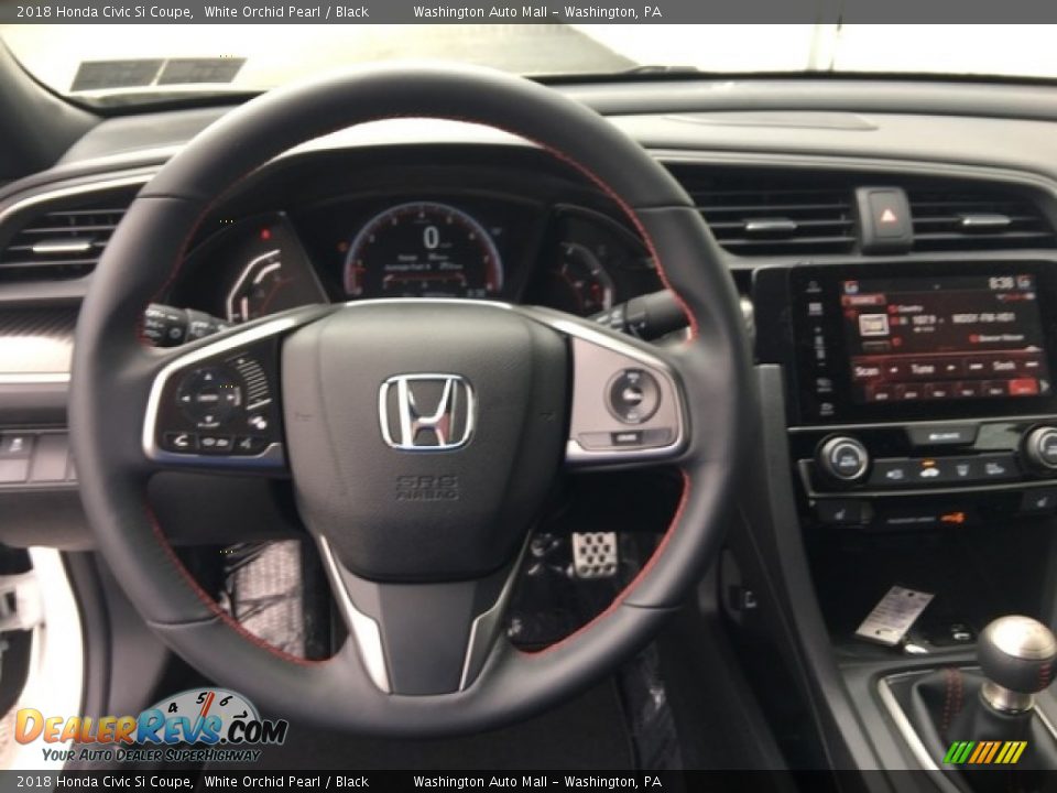 2018 Honda Civic Si Coupe White Orchid Pearl / Black Photo #15