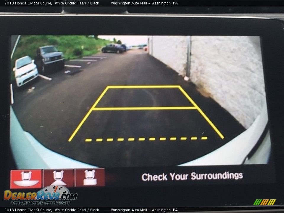 2018 Honda Civic Si Coupe White Orchid Pearl / Black Photo #20