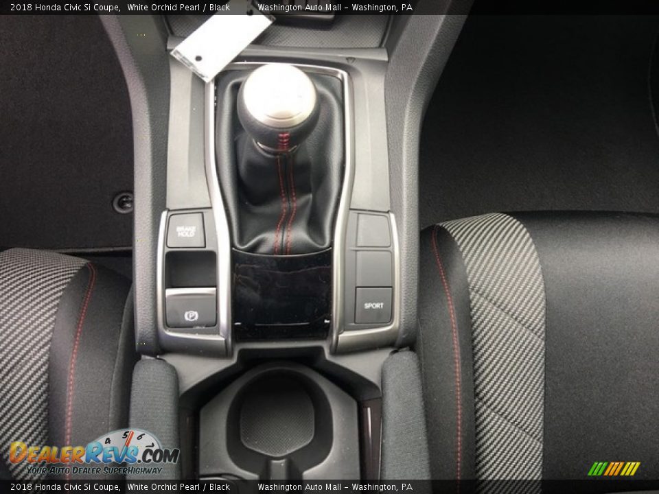 2018 Honda Civic Si Coupe White Orchid Pearl / Black Photo #22