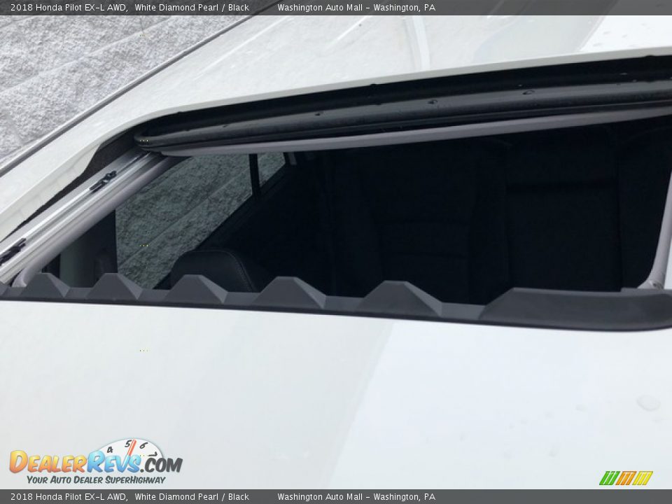 2018 Honda Pilot EX-L AWD White Diamond Pearl / Black Photo #9