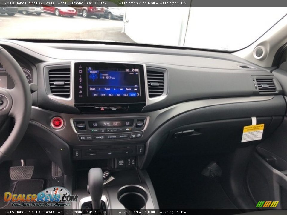 2018 Honda Pilot EX-L AWD White Diamond Pearl / Black Photo #13