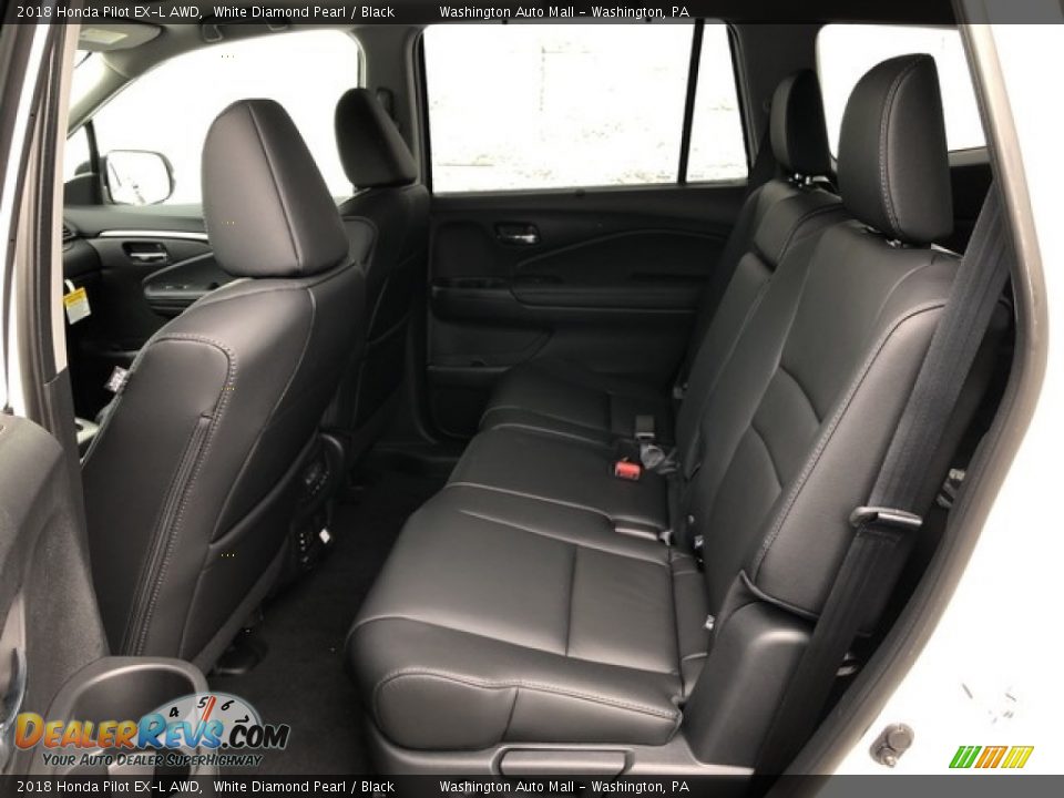 2018 Honda Pilot EX-L AWD White Diamond Pearl / Black Photo #20