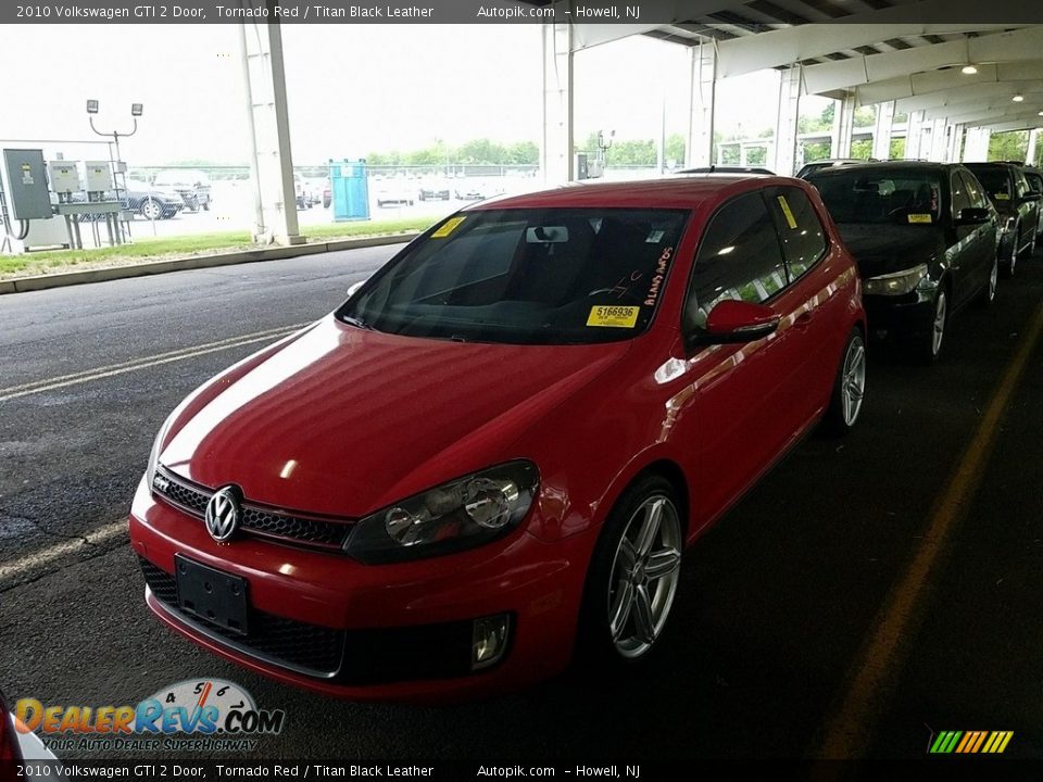 2010 Volkswagen GTI 2 Door Tornado Red / Titan Black Leather Photo #1