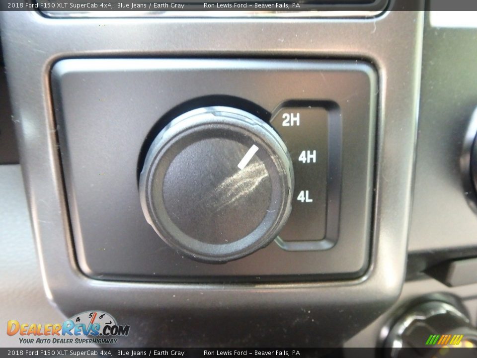 2018 Ford F150 XLT SuperCab 4x4 Blue Jeans / Earth Gray Photo #17