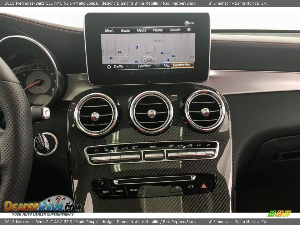 Controls of 2018 Mercedes-Benz GLC AMG 63 S 4Matic Coupe Photo #5